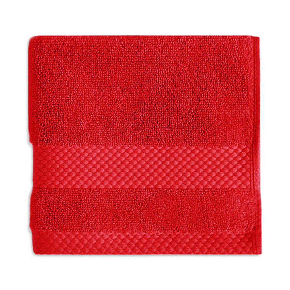 Khas Combed – Hand Towel – 600 GSM  Red – HT-HT-1014